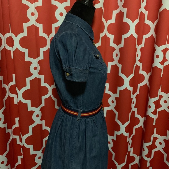 POLO RALPH LAUREN GIRLS JEAN DRESS - Picture 2 of 4